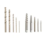 Irwin Hanson Carbon Steel Screw Extractor Kit 6 In. 10 Pc. Fixed Price $28.95.