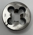 Irwin Hanson 1/2-14 Npt 2in Screw Adjustable Round Die High Carbon Steel Usa. Fixed Price $44.99.