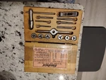 Vtg Snap On Tools Blue Point Tap & Die Set Td-2500 Range 4-36 12-24 Complete. Fixed Price $49.95.