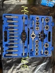 Cornwell Tools 26-piece Metric Tap & Die Set, Alloy Steel, Blue Case. Fixed Price $179.99.