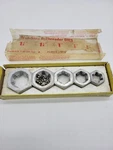 Vintage Snap-on Trc5 Nc-uss Rethreader Hex Dies Set 1 1/4" X 3/4". Fixed Price $49.95.