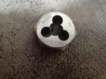 New Irwin 6529 5/16"-24 Carbon Steel Hex Rethreading Die, 1" Od (bn264). Fixed Price $10.99.