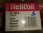 New Helicoil Inch Thread Repair Inserts R1185-8 Pack Of 6. Fixed Price $6.00.