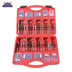 Helicoil Thread Repair Set Sae And Metric Rethreading Tool Kit M5-m12 1/4"-1/2". Fixed Price $44.03.