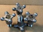 Jergens 4-point Cast Aluminum Knob Hk2250 Lot Of 4 Nos W/ 5/8 -18 X 13/16 Stud. Fixed Price $30.00.