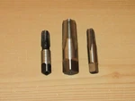 Lot Of 3: Hanson Whitney Pipe Taps - Two 1/8-27 Npt Tap & One 3/8-18. Fixed Price $29.95.