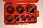 Vermont American 5861 (8 Pc) Hex Rethreading Die Set Carbon Steel 1/4"-3/4"- Nos. Fixed Price $39.99.