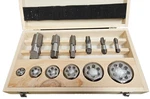 431-40012 A1 Npt Pipe Tap & Die 1/8" - 1" Set 12pc Carbon Steel In Wooden Case. Fixed Price $159.99.