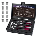 M6x1.0 Thread Repair Kit With 9.4mm Insert Hss Drill, Tap, Installation Drive.... Fixed Price $111.99.