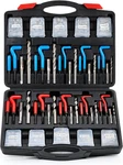 Thread Repair Kit, 304pc Sae And Metric Helicoil Kit With Hss Drill Bits. Fixed Price $100.99.