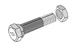 Tie Down 59135 Bolt For Use With Tension Head Anchor Slotted Nut Set Of 8. Fixed Price $25.17.