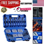 172pc Thread Repair Kit, Sae Helicoil Kit With Hss Drill Bits Taps Ins.... Fixed Price $66.38.