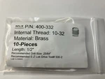 E-z Lok 400-332 10-32 Threaded Brass Inserts For Wood 10 Pieces. Fixed Price $14.99.