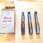 Box Of 3 Ace Hanson 11/16-11 Nc Tapered Hand Tap Usa New Nos Free Shipping. Fixed Price $29.00.