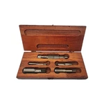 Vintage Bluepoint/snap On Tap Set W/ Wood Case. Fixed Price $42.49.