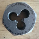 Craftsman Professional 1/4"-28 Nf Die 1" Hex 9 52766 For Tap & Set 52306 Usa. Fixed Price $24.95.
