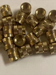(25) E-z Lok Hi-316-wh Straight Flush Ultrasonic Inserts For Thermoplastics. Fixed Price $19.99.