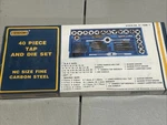Wisdom 40-piece Tap And Die Set - Carbon Steel Sae Model # 22-td40-1 New. Fixed Price $13.50.