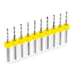 10pcs 1.6mm Micro Tungsten Carbide Twist Drill Bit Pcb For Dremel Rotary Cnc. Fixed Price $13.55.