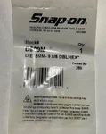 Snap-on D509m 5mm-9 5/8" Double Hex Die. Fixed Price $3.00.
