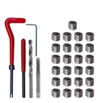 Bdzmc 30pcs M6 X 1.0mm Thread Repair Insert Kit, 1.0, Silver&red&black. Fixed Price $13.14.