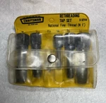 Vintage Craftsman Rethreading Tap Set Of 5, 9-52114 National Fine Thread Usa. Fixed Price $18.50.