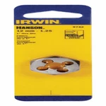 Irwin 9742 Hanson High Carbon Steel Metric Hexagon Die 12mm-1.25 1 Pc. Fixed Price $14.22.