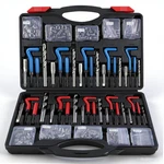 Cxpro 314pcs Thread M5,m6,m8,m10,m12,1/4",5/16",3/8",7/16",and 1/2", Red Blue. Fixed Price $92.95.