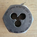 Craftsman Professional 8-32 Nc Die 1" Hex 9 52773 For Tap & Set 52306 Usa. Fixed Price $24.95.