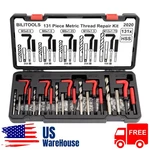 Thread Repair Kit Metric, 131-piece Hss Drill Helicoil M5 M6 M8 M10. Fixed Price $70.99.