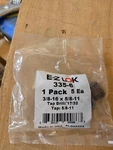 E-z Lok 335-6-pk5 Extra Heavy Wall Self Locking Thread Insert, 3/8"-16 Int Thrd. Fixed Price $14.25.