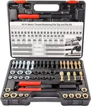 49pc Thread Repair Tool Unc Unf Metric Chaser Restorer Kit With Tap Dies. Fixed Price $39.89.