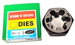M30 X 3.5 30mm Left Hand Metric Hex Rethread Die 3.50 Mhd70784l Carbon Steel Lh. Fixed Price $39.95.