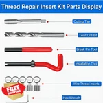 Alltooetools M10 X 1.25 Thread Repair Kit Helicoil 10pc Wire Inserts. Fixed Price $27.99.
