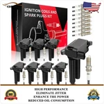 Ignition Coils & Spark Plugs Kit For Ram 1500 2500 3500 Truck V8 5.7l 2011-2019. Fixed Price $112.99.