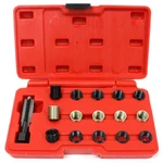 16pc Spark Plug Thread Repair Rethreading Tool Kit M16 Threaded Coil Insert. Fixed Price $23.99.