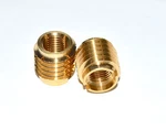 E-z Lok Threaded Insert, Brass, Knife Thread, M-8 Internal Threads Pkg Of 5. Fixed Price $12.50.