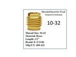E-z Lok P/n 400-332 10-32 Threaded Brass Insert For Wood 25 Pieces. Fixed Price $24.99.