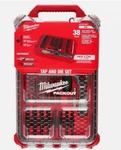 Milwaukee 38pc Tap & Die Sae Packout Set W/ Hex-lok 2-in-1 Handle 49-22-5604 New. Fixed Price $202.40.