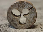 1410154 Union Butterfield 5-44 Nf Hss Round Adj Die 13/16" Od Rht (bn455). Fixed Price $19.99.