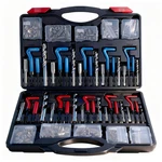 Cxpro 314pcs Thread M5,m6,m8,m10,m12,1/4",5/16",3/8",7/16",and 1/2", Red Blue. Fixed Price $86.44.