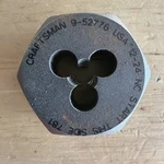 Craftsman Professional 12-24 Nc Die 1" Hex 9 52776 For Tap & Set 52306 Usa. Fixed Price $24.95.