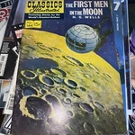 Classics Illustrated Comics No. 52 The First Men In Moon Hg Wells. Fixed Price $12.00.