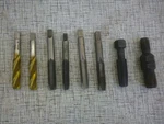 Assorted Metric Spark Plug Taps With Reamer And Thread Chaser. Fixed Price $55.00.