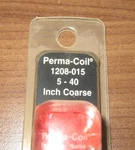 Perma-coil 1208-015 Thread Repair Insert Kit 5-40 Inch Coarse .. New, Dusty. Fixed Price $17.95.