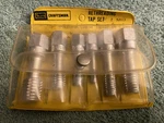 Vintage Craftsman Rethreading Tap Set Of 6, 9-52113 National Coarse Thread Usa. Fixed Price $19.58.