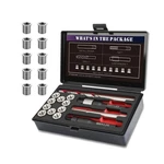 M8x1.25 Thread Repair Kit With 11.7mm Insert Hss Drill, Tap, Installation Dri.... Fixed Price $87.89.