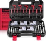 Kolvoii 156-piece Helicoil Thread Repair Kit, Metric Hss Drill Bit. Fixed Price $73.33.
