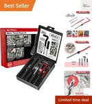 M3x0.5 Helicoil Thread Repair Kit Metric, Hss Drill Heli Coil. Fixed Price $23.99.