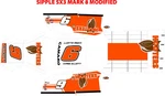 Sipple Speed Shop Sx3 Mark 9 Chase Elliott Theme Wrap Kit. Fixed Price $60.00.